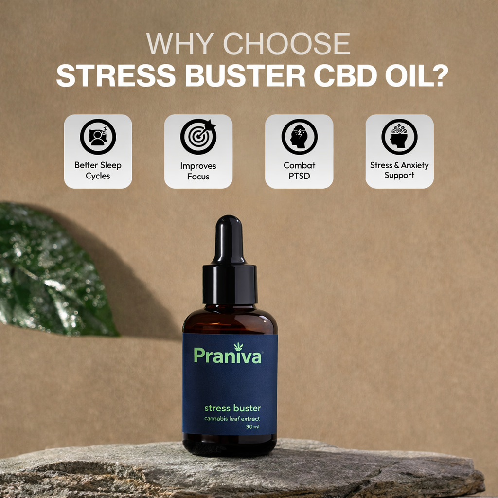 Stress Buster CBD Oil - Major Cannabinoids - 30ml - 800mg