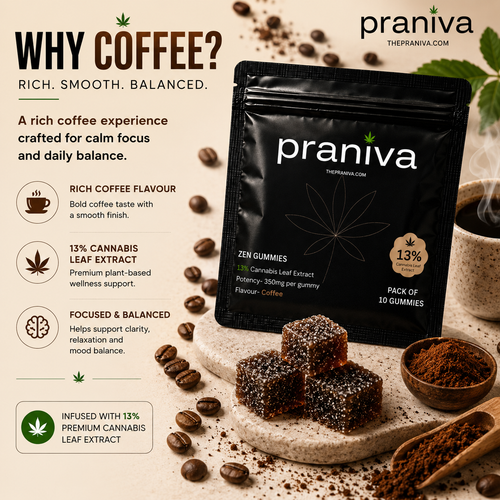 Zen Gummies (Coffee) - 13% Cannabis Leaf Extract