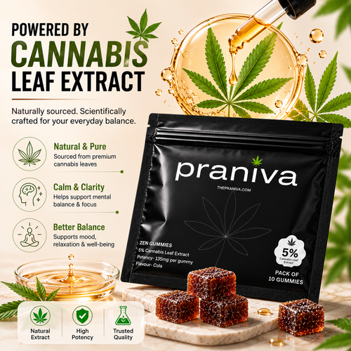 Zen Gummies (Cola) - 5% Cannabis Leaf Extract