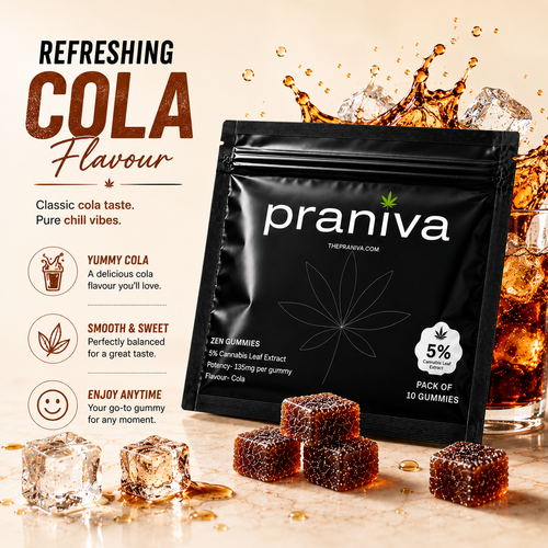 Zen Gummies (Cola) - 5% Cannabis Leaf Extract