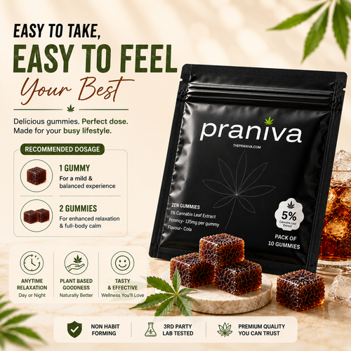 Zen Gummies (Cola) - 5% Cannabis Leaf Extract