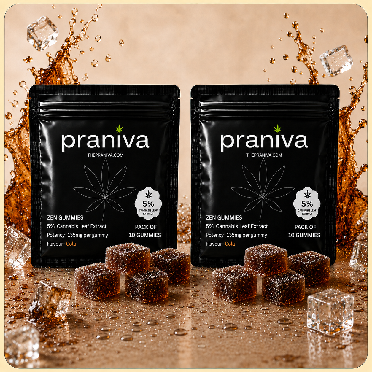 ZEN GUMMIES COMBO PACK – COLA 5% CANNABIS LEAF EXTRACT